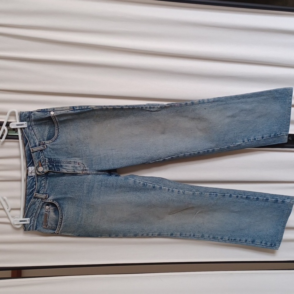 Vintage Calvin Klein Sandblast Distressed Jeans - Size 10